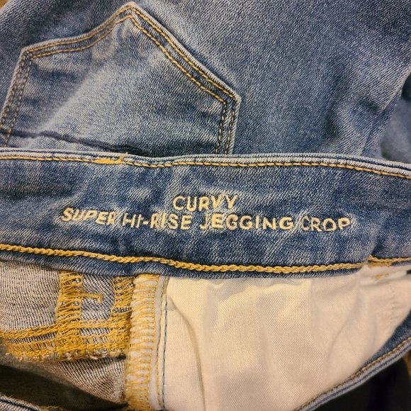 American Eagle Curvy Super Hi-Rise Jegging Crop, Size 2 Regular - Picture 6 of 9